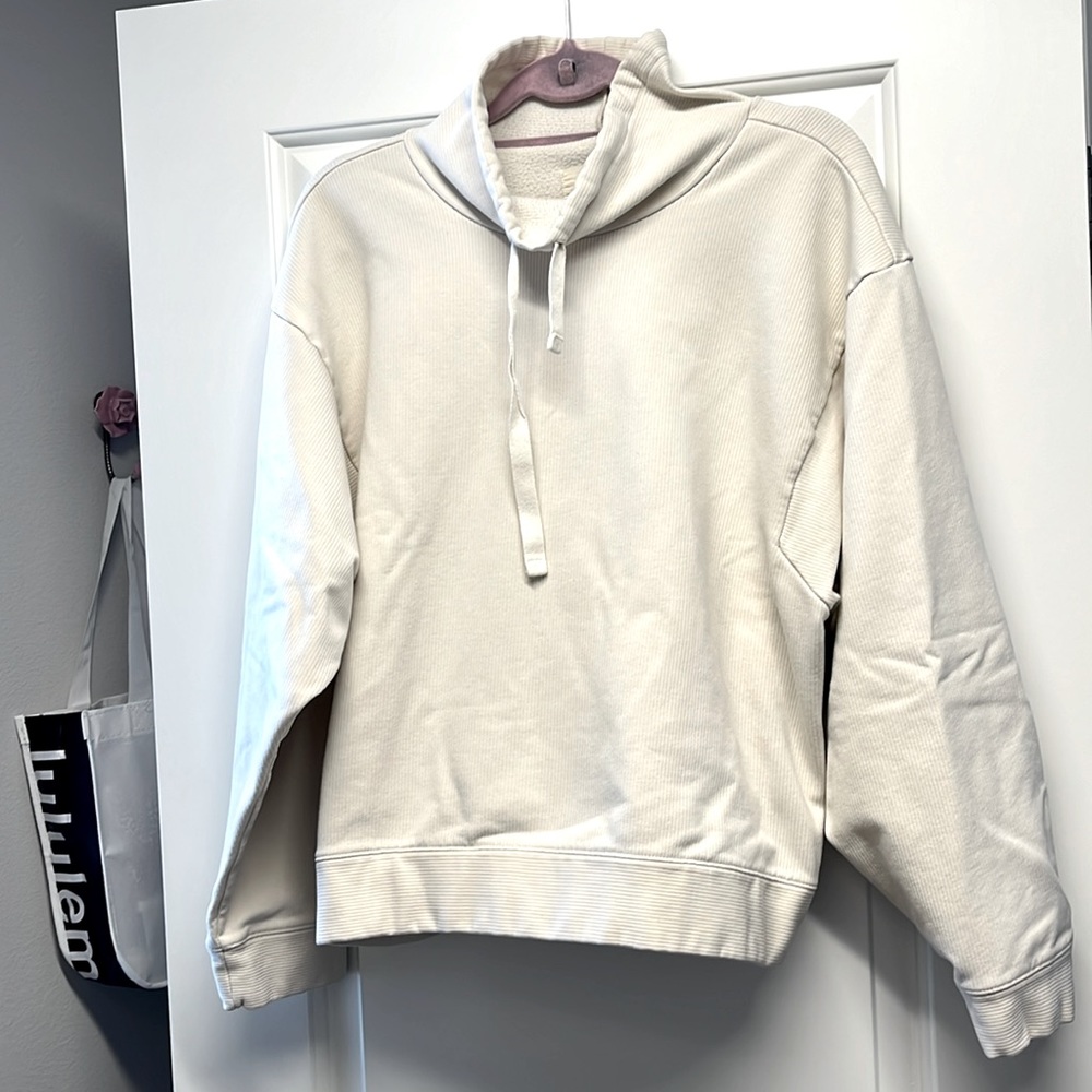 Madewell XXL funnelneck scuba sweatshirt